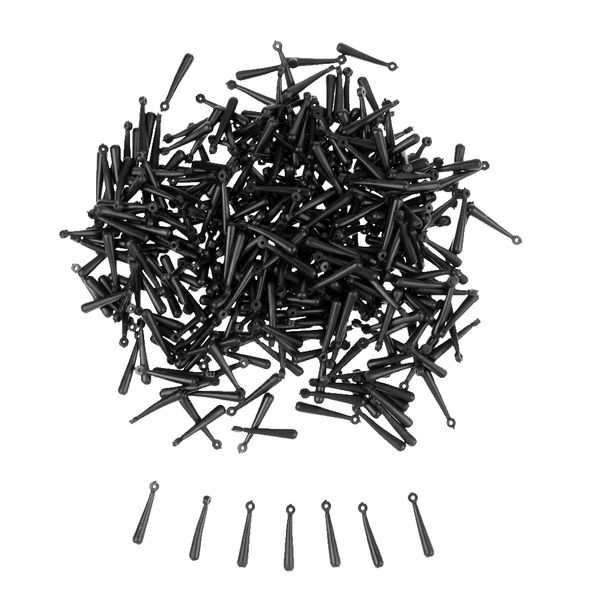 1000 pieces 1.5cm rubber bobbers fishing rotating float seat terminal tackle