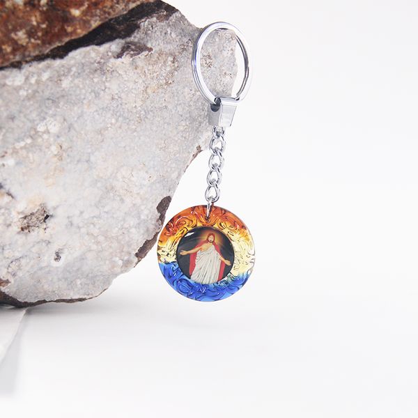 funny round shape crystal keychains with inside jesus image as p picture keychain for church gifts or riligious personal gifts, Silver
funny round shape crystal keychains with inside jesus image as p picture keychain for church gifts or riligious personal gifts, Silver
