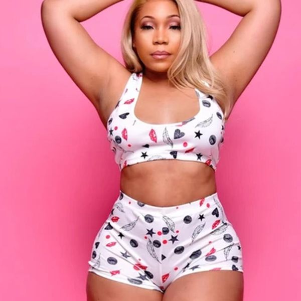 2piece набор женщин мода printed повседневный crop top bra и elastic высокой талии шорты лето костюм sexy bodycon новый pjs наборы, Black;red
2piece набор женщин мода printed повседневный crop top bra и elastic высокой талии шорты лето костюм sexy bodycon новый pjs наборы, Black;red