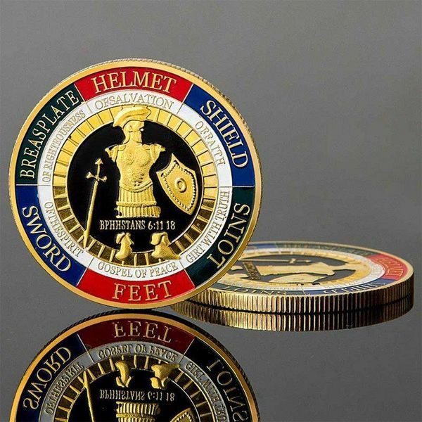 us est item put the armor to god pray always colorful soldier military army challenge coin
us est item put the armor to god pray always colorful soldier military army challenge coin