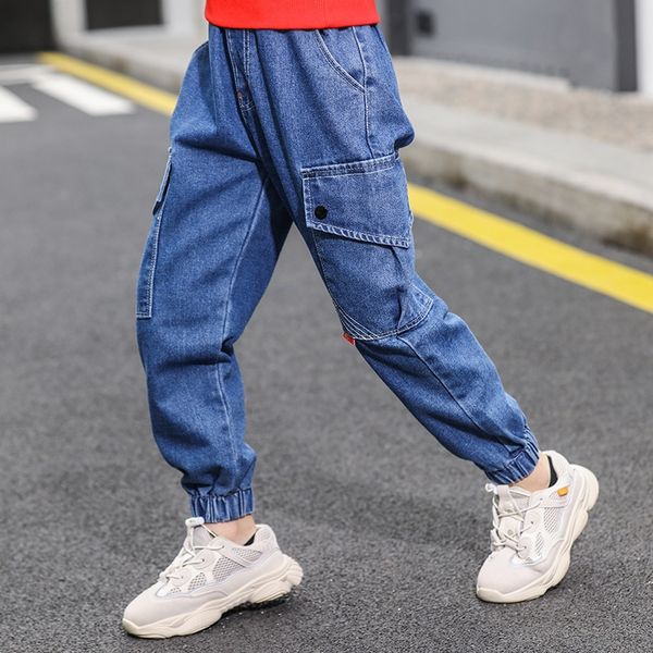 boys' season thin 2020 pants medium casual feet autumn children's foreign and jeans trousers and jeans style pants, Blue
boys' season thin 2020 pants medium casual feet autumn children's foreign and jeans trousers and jeans style pants, Blue