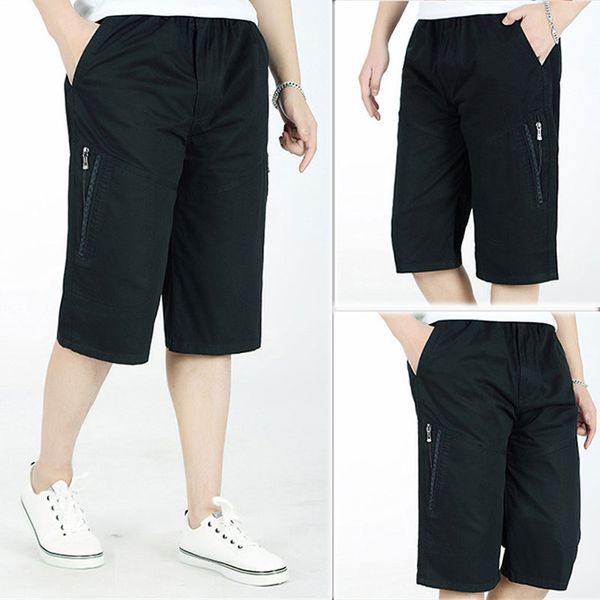 2019 new summer men's baggy multi pocket zipper cargo shorts breeches male long army green khaki mens tactical short, White;black
2019 new summer men's baggy multi pocket zipper cargo shorts breeches male long army green khaki mens tactical short, White;black
