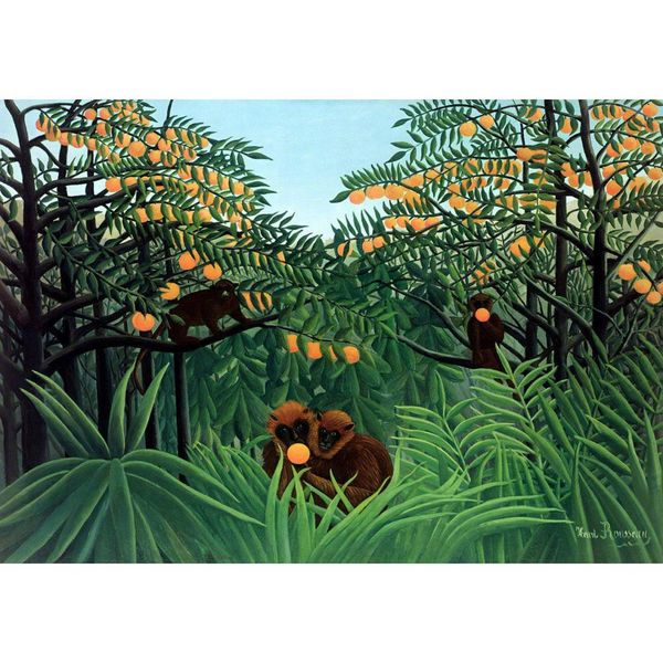 monkeys in the jungle by henri rousseau oil painting hand painted modern art wall decor handmade canvas
monkeys in the jungle by henri rousseau oil painting hand painted modern art wall decor handmade canvas