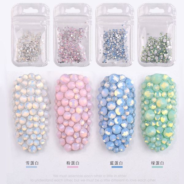 1bag 3d opal jelly nail art rhinestone mix size flat back nail art rhinestone diy decoration 4 colors available, Silver;gold
1bag 3d opal jelly nail art rhinestone mix size flat back nail art rhinestone diy decoration 4 colors available, Silver;gold