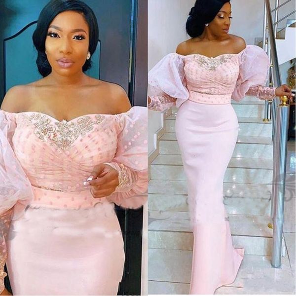 2020 new nigerian lace long sleeve evening dresses off the shoulder puff sleeves african arabic formal celebrity prom mother gowns
2020 new nigerian lace long sleeve evening dresses off the shoulder puff sleeves african arabic formal celebrity prom mother gowns