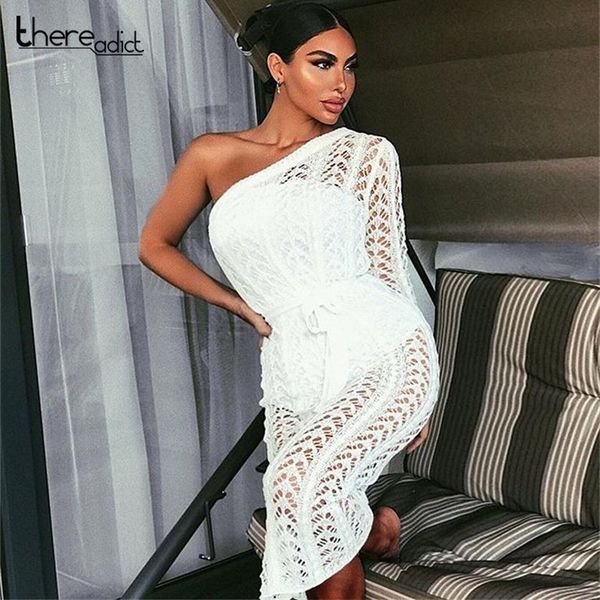 One Shoulder Knitted Dress Women Sweater Knee Length Dress Sexy Hollow Out Split Club Party Dresses Vestido Drop Shipping
One Shoulder Knitted Dress Women Sweater Knee Length Dress Sexy Hollow Out Split Club Party Dresses Vestido Drop Shipping