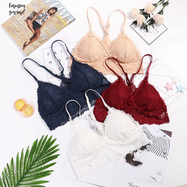 для беспроводного bras женщины белье половина чашки lace sexy bralette push up plus размер y ремни backless bras большой размер, Red;black
для беспроводного bras женщины белье половина чашки lace sexy bralette push up plus размер y ремни backless bras большой размер, Red;black