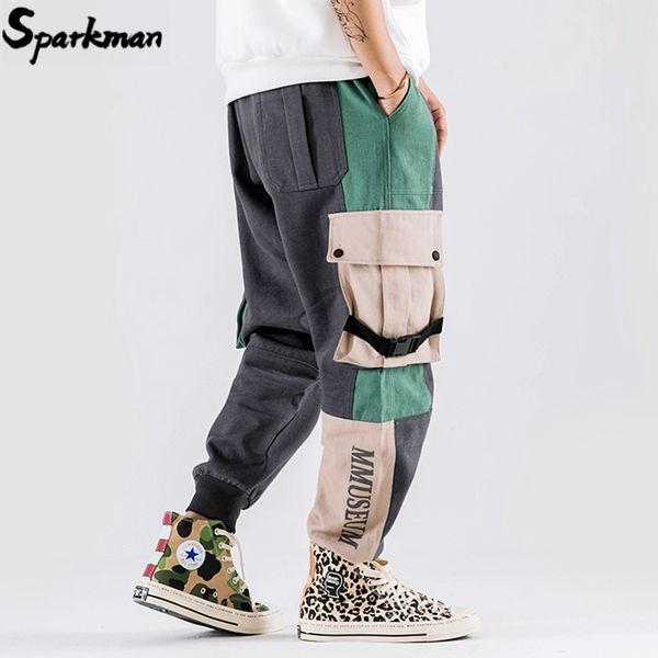 men hip hip cargo pants streetwear color block patchwork 2019 harajuku pant jogger side pocket ribbon sweatpant trousers hipster, Black
men hip hip cargo pants streetwear color block patchwork 2019 harajuku pant jogger side pocket ribbon sweatpant trousers hipster, Black