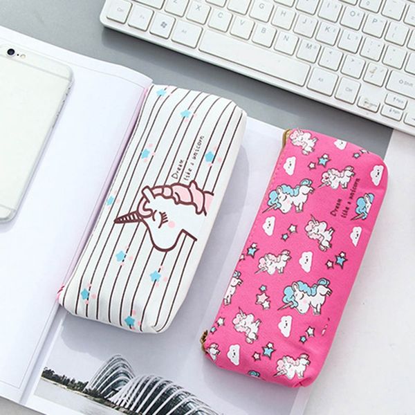 1pcs kawaii simple pencil case cute little unicorn pattern office student pencil cases school supplies pen box
1pcs kawaii simple pencil case cute little unicorn pattern office student pencil cases school supplies pen box