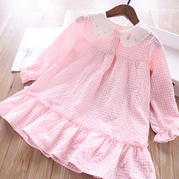 2020 spring fold-down collar long sleeve cotton plaid dress girls dress childrenswear wholesale, Red;yellow
2020 spring fold-down collar long sleeve cotton plaid dress girls dress childrenswear wholesale, Red;yellow