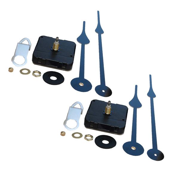 2pcs silent mechanism quartz wall clock movement motor repair kit long hands, 19mm shaft, Slivery;brown
2pcs silent mechanism quartz wall clock movement motor repair kit long hands, 19mm shaft, Slivery;brown