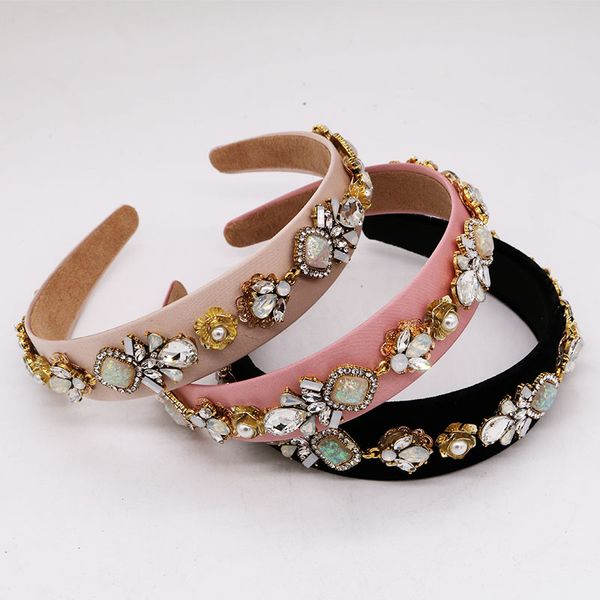 barpque metal crystal hairband rhinestone baroque crown tiara fashion women headdress wedding hair accessories hair jewelry gift, Golden;white
barpque metal crystal hairband rhinestone baroque crown tiara fashion women headdress wedding hair accessories hair jewelry gift, Golden;white