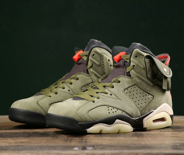 новый трэвис x 6s мужская баскетбольная обувь замша средний оливковый человек дизайнер спортивные кроссовки корзины 6 des chaussures мужчины, White;red 
новый трэвис x 6s мужская баскетбольная обувь замша средний оливковый человек дизайнер спортивные кроссовки корзины 6 des chaussures мужчины, White;red