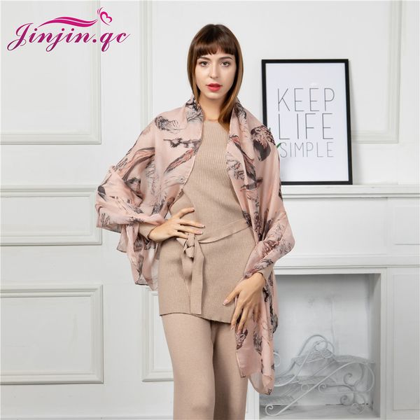 autumn femme silk scarf shawls and wraps scarves for women rose feather preview printing long soft wrap ladies
autumn femme silk scarf shawls and wraps scarves for women rose feather preview printing long soft wrap ladies