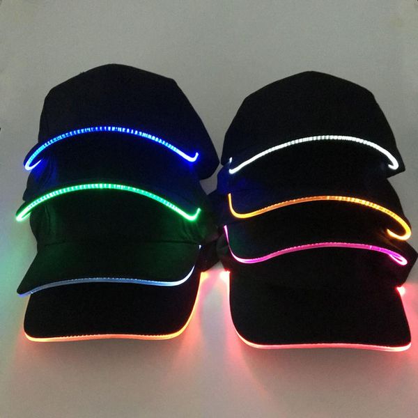 fashion solid color led luminous baseball hat christmas party peaked cap adjustable sports caps in summer women men hat, Blue;gray
fashion solid color led luminous baseball hat christmas party peaked cap adjustable sports caps in summer women men hat, Blue;gray
