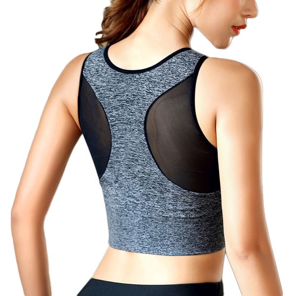 no steel ring mesh large size sports bra seamless quick-drying shockproof fitness yoga running sports underwear, White;black
no steel ring mesh large size sports bra seamless quick-drying shockproof fitness yoga running sports underwear, White;black