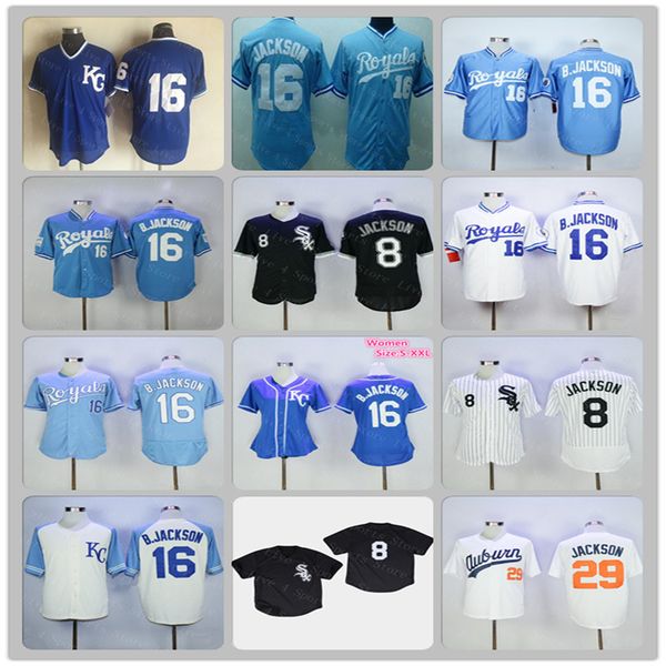 Men's Throwback KC Royals Bo Jackson Jersey Blue Black Grey Stitched White Sox 8 B.Jackson Chicago Baseball Jerseys Cheap
Men's Throwback KC Royals Bo Jackson Jersey Blue Black Grey Stitched White Sox 8 B.Jackson Chicago Baseball Jerseys Cheap