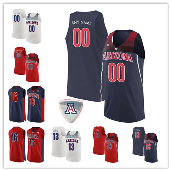 Arizona Wildcats Custom Any Name Number Stitched Red Navy Blue White #3 Dylan Smith 4 Chase Jeter NCAA College Basketball Jersey
Arizona Wildcats Custom Any Name Number Stitched Red Navy Blue White #3 Dylan Smith 4 Chase Jeter NCAA College Basketball Jersey