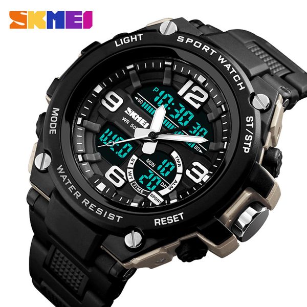 relogio masculino mens sports watches dive 50m digital led watch men casual electronics wristwatches relojes skmei 2018, Slivery;brown
relogio masculino mens sports watches dive 50m digital led watch men casual electronics wristwatches relojes skmei 2018, Slivery;brown