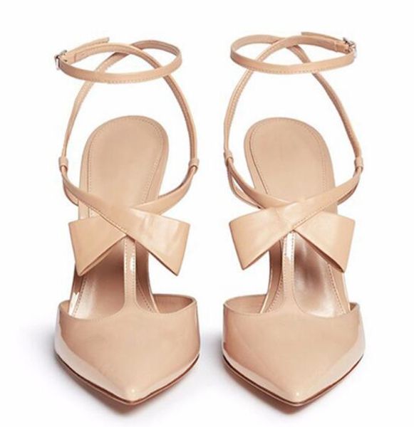 elegant woman design nude patent leather high heels pointed toe t strap bow woman high heels dress shoes, Black;white
elegant woman design nude patent leather high heels pointed toe t strap bow woman high heels dress shoes, Black;white