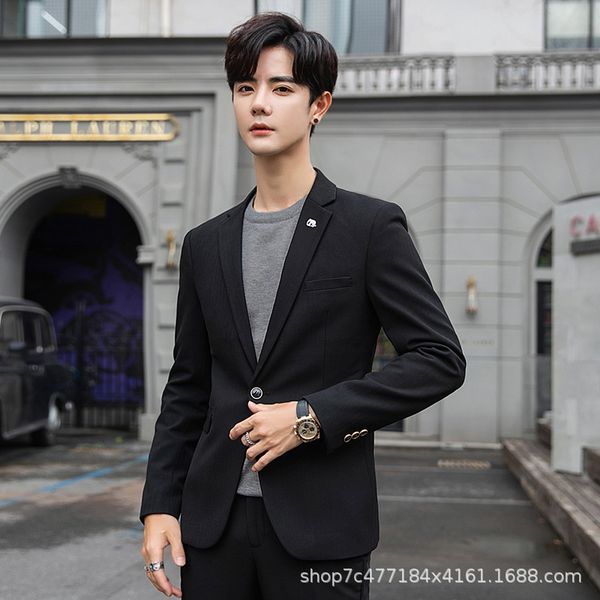 men's suits & blazers mens stage jackets casual suit korean trend handsome professional formal groom 2021 bb50xz, White;black
men's suits & blazers mens stage jackets casual suit korean trend handsome professional formal groom 2021 bb50xz, White;black