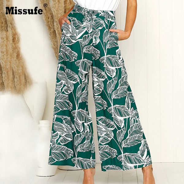 missufe high waist leaf print long pants women wide leg full trousers female casual loose spring summer pants mujer, Black;white
missufe high waist leaf print long pants women wide leg full trousers female casual loose spring summer pants mujer, Black;white