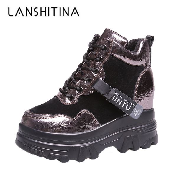 new winter warm fur snow boots 10cm high heels women thick sole sneakers autumn platform boots waterproof motorcycle woman, Black
new winter warm fur snow boots 10cm high heels women thick sole sneakers autumn platform boots waterproof motorcycle woman, Black