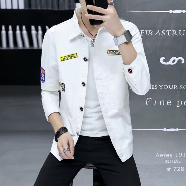 men's jackets coat summer 2021 cowboy jacket korean edition student handsome and loose-fitting clothes mp457, Black;brown
men's jackets coat summer 2021 cowboy jacket korean edition student handsome and loose-fitting clothes mp457, Black;brown