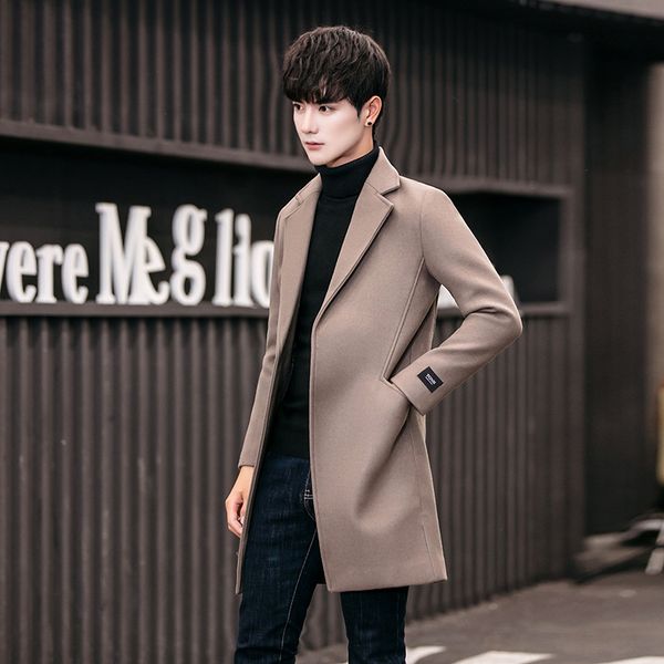 nice winter turn down collar solid wool blend coat and jacket pocketsmale coats korean style england style mens coats, Black
nice winter turn down collar solid wool blend coat and jacket pocketsmale coats korean style england style mens coats, Black