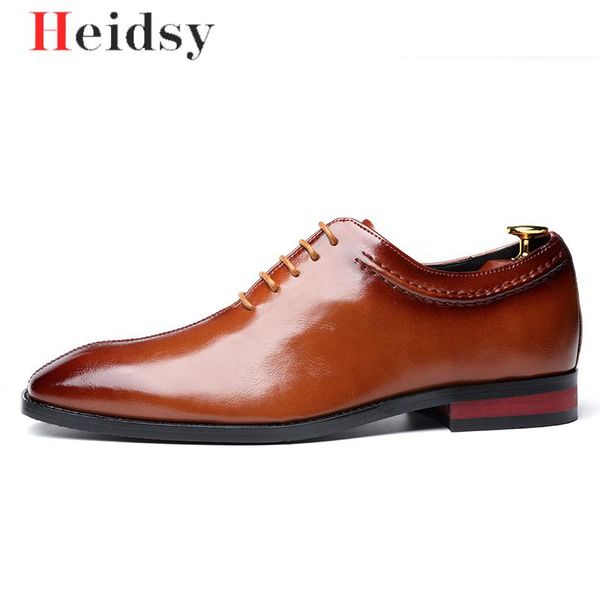 2019 men dress shoes designer business office lace-up loafers casual driving shoes man flat party leather big size, Black
2019 men dress shoes designer business office lace-up loafers casual driving shoes man flat party leather big size, Black