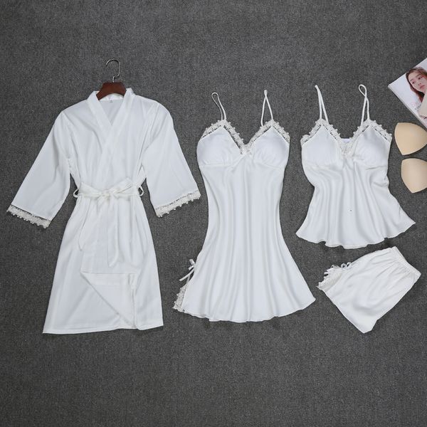 femme lingeries silk sleepwear robe fashion set 4 pieces nightdress shorts satin bathrobe set summer lace nightwear set for women, Black;red
femme lingeries silk sleepwear robe fashion set 4 pieces nightdress shorts satin bathrobe set summer lace nightwear set for women, Black;red