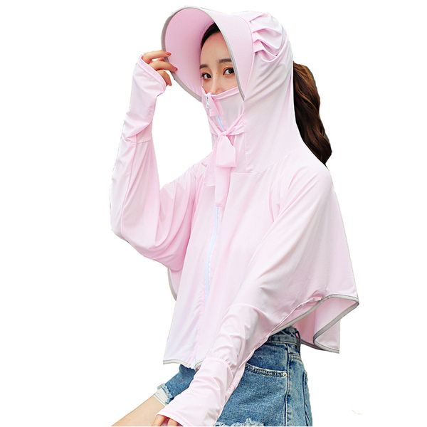 k25 summer sunscreen silk for women girl solid color breathable shawl of uv protection cloak sun shirt outdoor coat, Blue;gray
k25 summer sunscreen silk for women girl solid color breathable shawl of uv protection cloak sun shirt outdoor coat, Blue;gray
