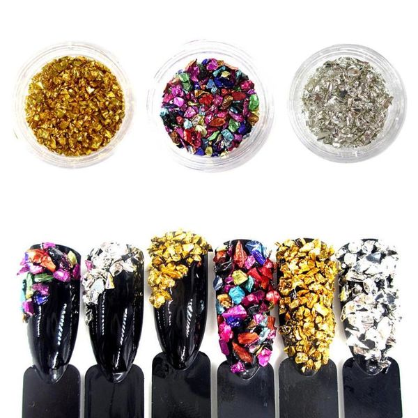 nail art decorations 1 pot irregular gravel crushed stone diy tips 3d manicure decoration, Silver;gold
nail art decorations 1 pot irregular gravel crushed stone diy tips 3d manicure decoration, Silver;gold