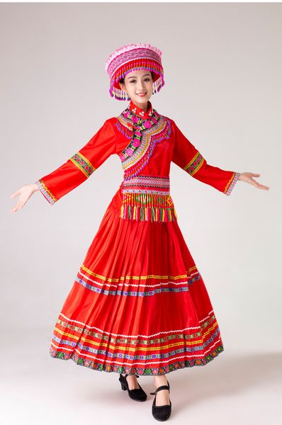 ethnic festival clothing stage wear red dancing outfit classical traditional chinese dance apparel for women miao hmong costume
ethnic festival clothing stage wear red dancing outfit classical traditional chinese dance apparel for women miao hmong costume