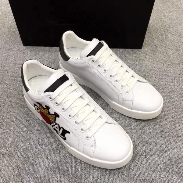 2019 casual sports men's shoes white black fashion flat animal embroidery pattern tide shoes ing
2019 casual sports men's shoes white black fashion flat animal embroidery pattern tide shoes ing