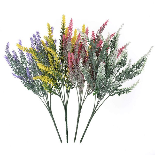 

1 bunch artificial lavender plants bouquet for wedding party home decoration diy scrapbook flower arrangement accessories