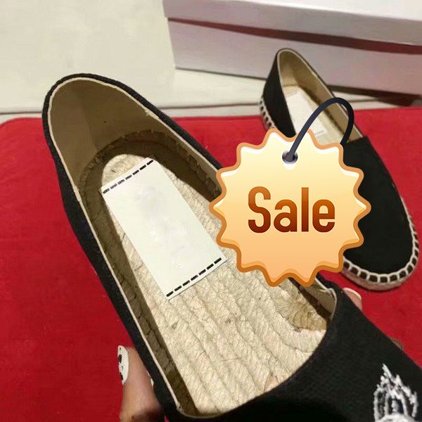 embroidered straw shoes tiger head lazy embroidered straw shoes, Black
embroidered straw shoes tiger head lazy embroidered straw shoes, Black