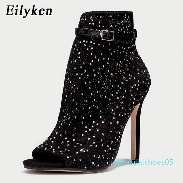 eilyken 2020 new women crystal sandals ankle straps buckle transparent cover heel pumps ladies sandals party shoes size 35-43 t05, Black
eilyken 2020 new women crystal sandals ankle straps buckle transparent cover heel pumps ladies sandals party shoes size 35-43 t05, Black