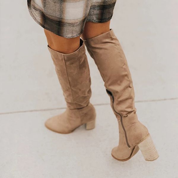 plus size female thigh high boots faux suede leather long boots high heels women the knee 2019 zipper black bota feminina
plus size female thigh high boots faux suede leather long boots high heels women the knee 2019 zipper black bota feminina