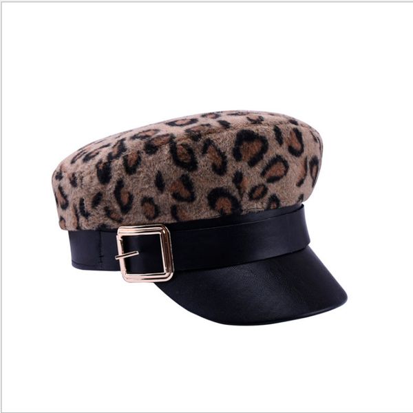 ymsaid 2018 winter hat fashion casual woollen beret thick warm leopard print berets pu leather painter caps hats, Blue;gray
ymsaid 2018 winter hat fashion casual woollen beret thick warm leopard print berets pu leather painter caps hats, Blue;gray