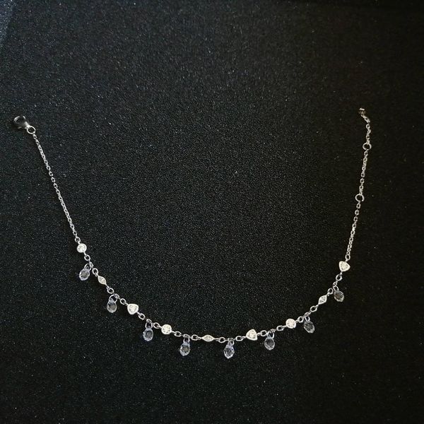 925 silver crystal anklet couple bracelets 2020 new designer bracelet, Golden;silver
925 silver crystal anklet couple bracelets 2020 new designer bracelet, Golden;silver