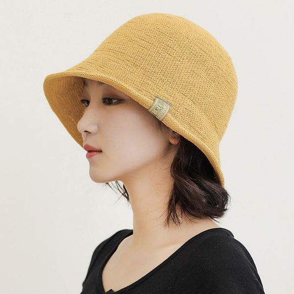 new fashion casual short brim bucket hat summer breathable hat women cloth label knitted basin solid color fisherman cap, Blue;gray
new fashion casual short brim bucket hat summer breathable hat women cloth label knitted basin solid color fisherman cap, Blue;gray