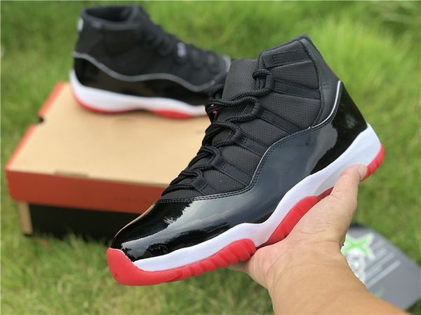 release 11 bred back man 11s black red basketball designer shoes real carbon fiber sneakers with original box 378037-06130
release 11 bred back man 11s black red basketball designer shoes real carbon fiber sneakers with original box 378037-06130