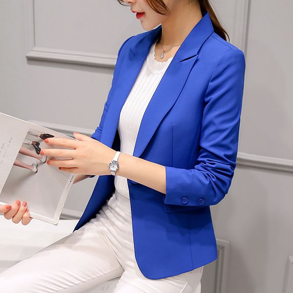 casual fashion office lady women blazers and jackets solid notched slim full sleeve lady coat regular autumn blazer feminino, White;black
casual fashion office lady women blazers and jackets solid notched slim full sleeve lady coat regular autumn blazer feminino, White;black