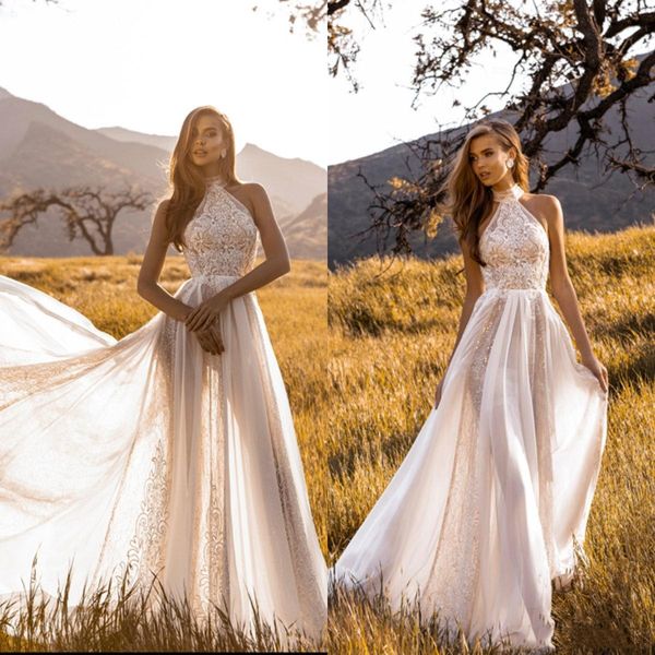 2020 Нового лето Boho платья венчания сад Bohemian линия Холтер шея шнурок лиф Long Beach Страна Свадебных платья
2020 Нового лето Boho платья венчания сад Bohemian линия Холтер шея шнурок лиф Long Beach Страна Свадебных платья