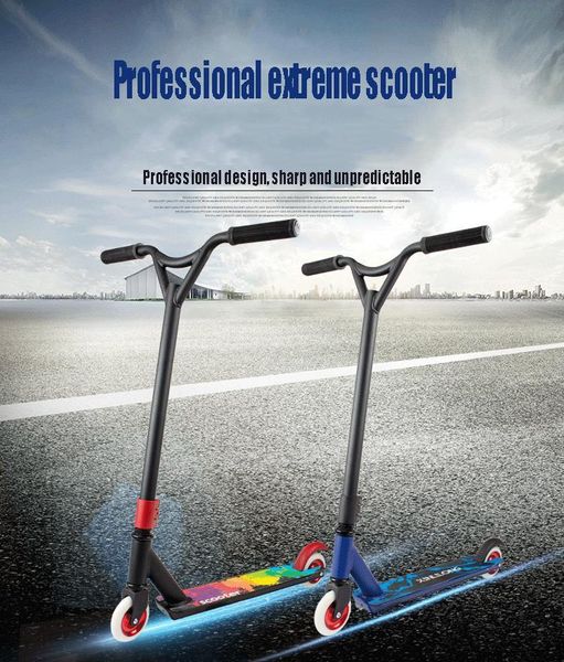 pro stunt scooter freestyle street surfing kick scooter trick skatepark bmx handlebars профессиональный экстремальный спортивный скутер
