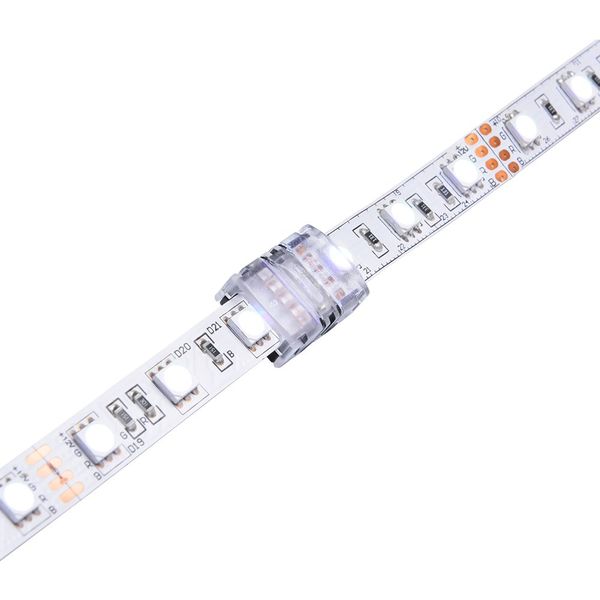 alightings led connector 4pin for 5050 rgb waterproof led strip lights- strip to strip quick connection