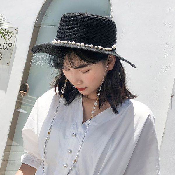 wind pearl children's straw straw summer sun protection flat sun hat outdoor beach hat, Blue;gray
wind pearl children's straw straw summer sun protection flat sun hat outdoor beach hat, Blue;gray