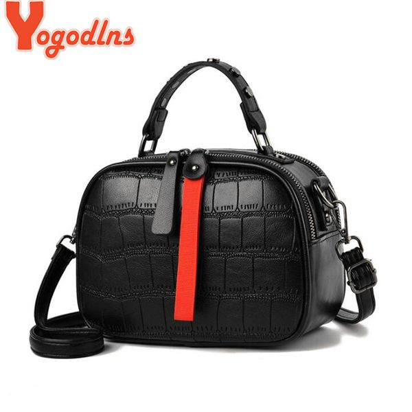 yogodlns leisure pu leather messenger women bag ladies shoulder bags contrast color zipper lattice crossbody bags rivet handbags
yogodlns leisure pu leather messenger women bag ladies shoulder bags contrast color zipper lattice crossbody bags rivet handbags
