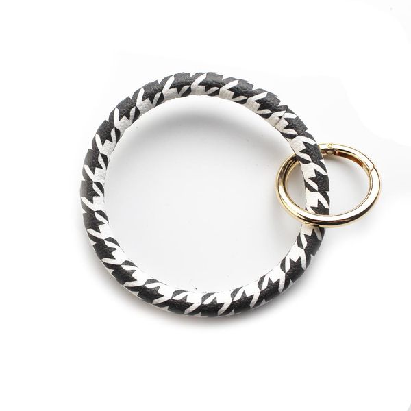 o key leather holder keychain star pattern leather wristlet bracelet keychain, Silver
o key leather holder keychain star pattern leather wristlet bracelet keychain, Silver